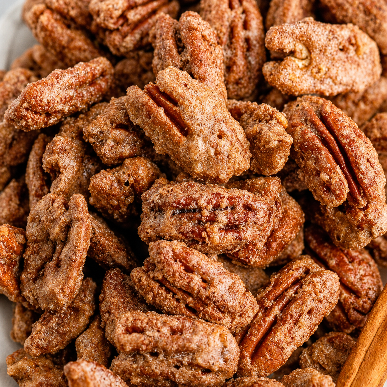 Cinnamon Roasted Pecans 1/2lb bag